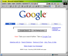 P�gina Principal do Google Oficial