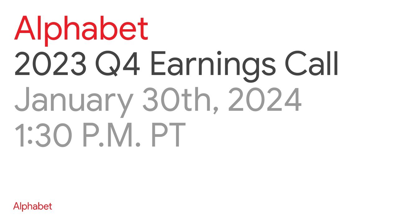 Alphabet 2023 Q4 Earnings Call