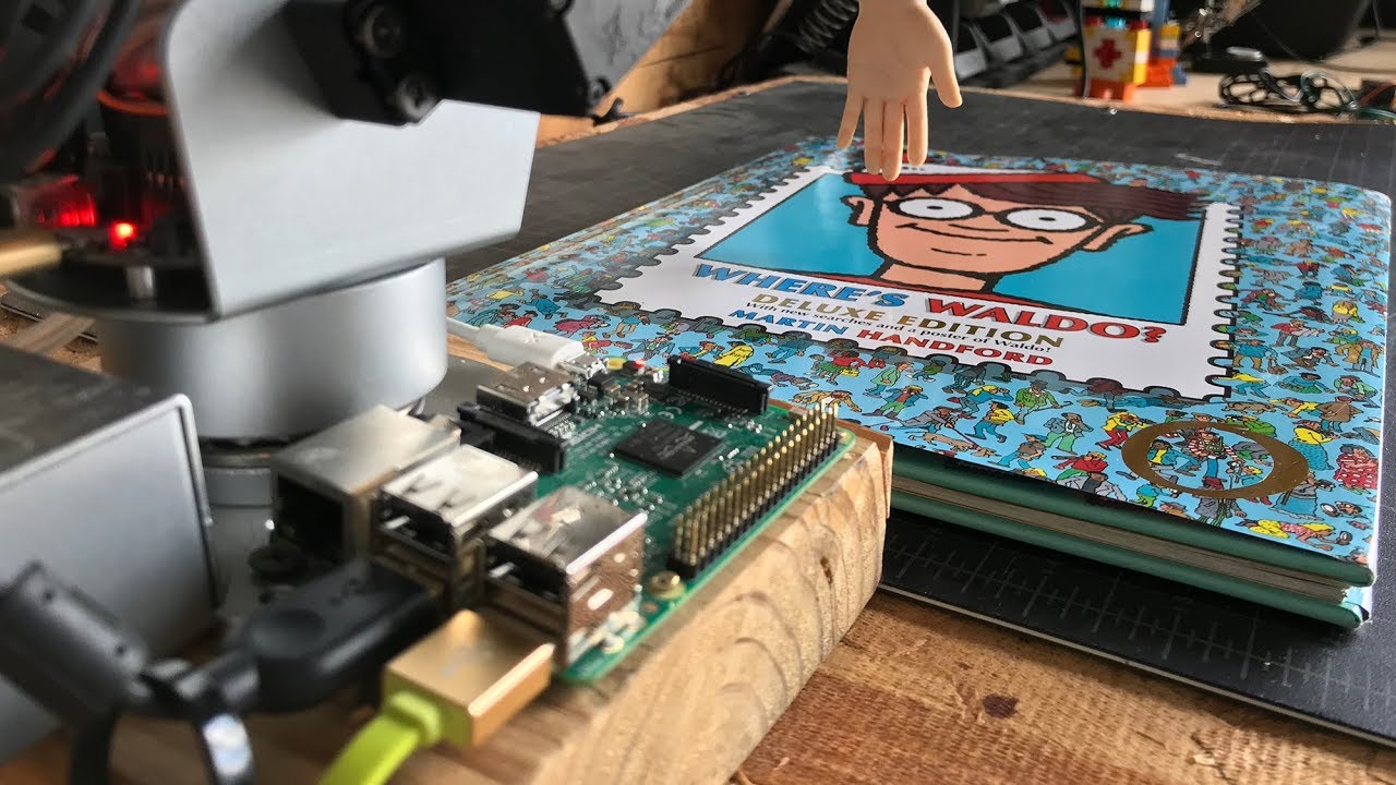 There's Waldo is a robot that finds Waldo