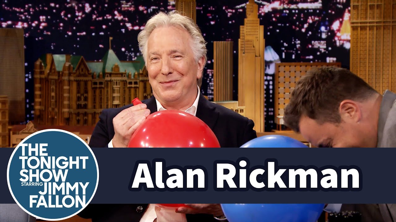 Alan Rickman Takes Jimmy to Task for His Impersonation