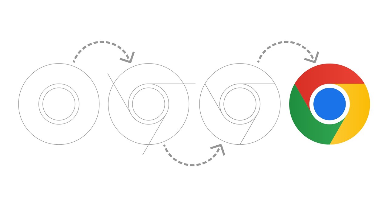 How to create Google Chrome Logo in Adobe Illustrator