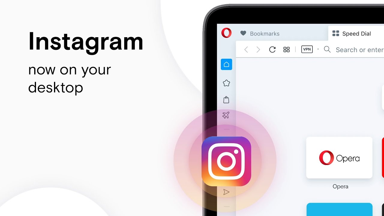 Instagram now on your desktop in the Opera browser