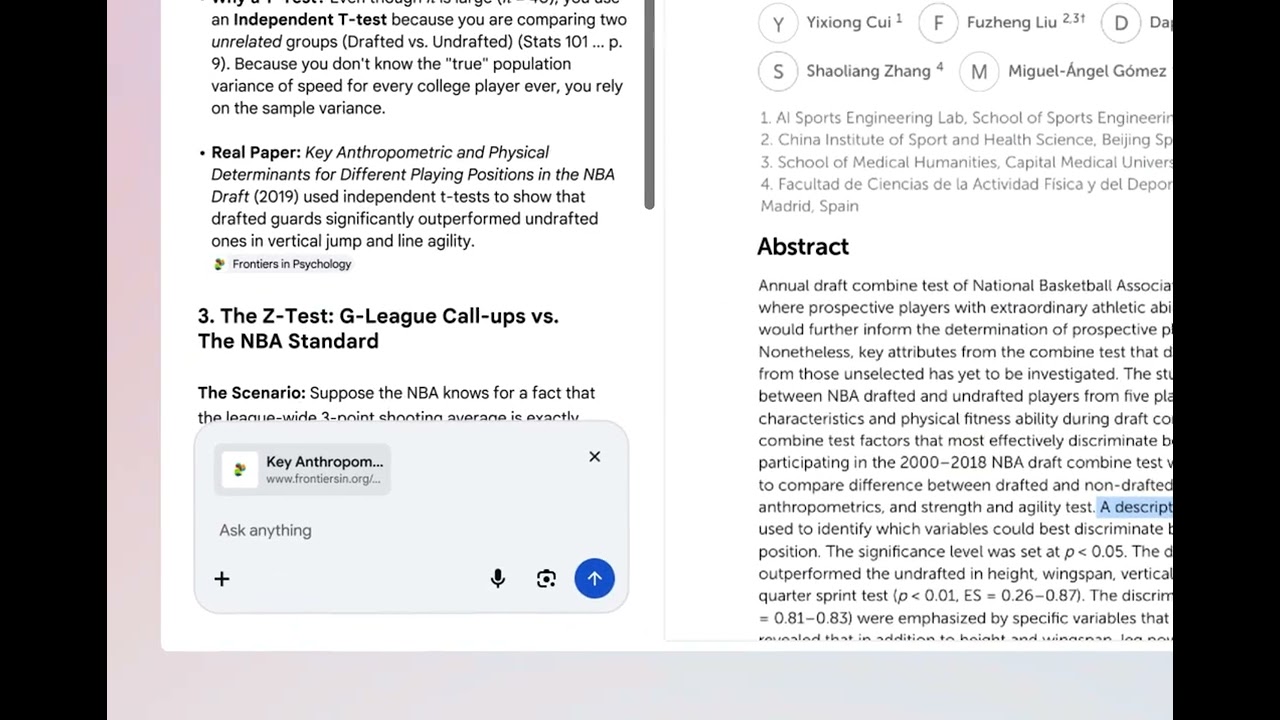 AI Mode in Chrome - EDU