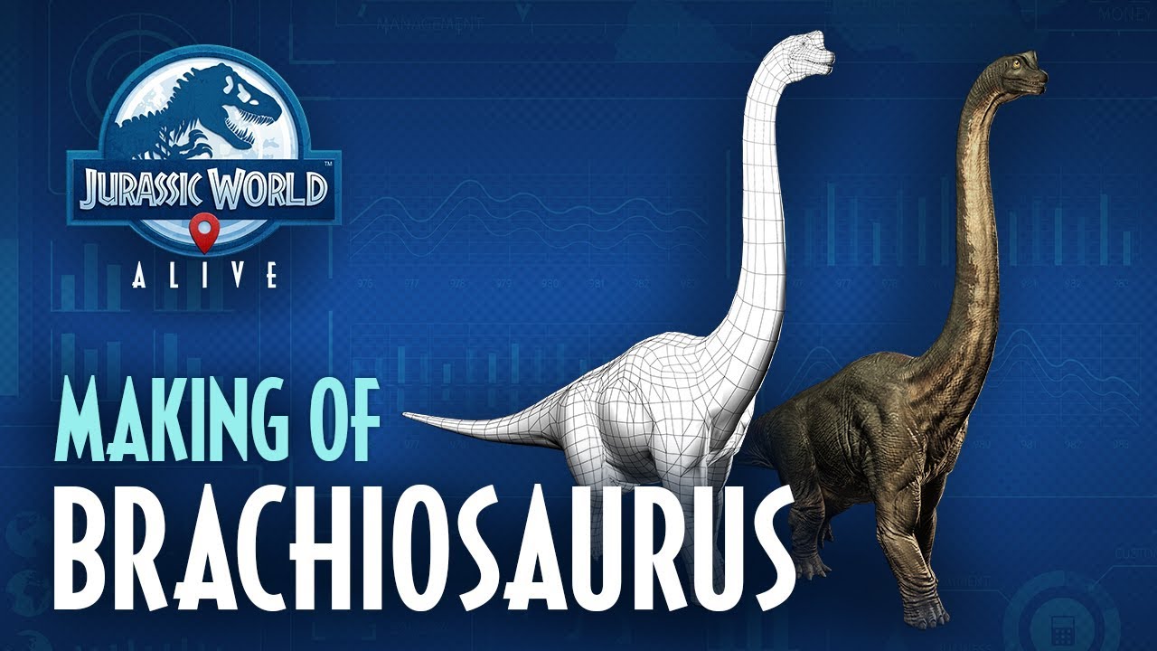 Jurassic World Alive | Making of Brachiosaurus