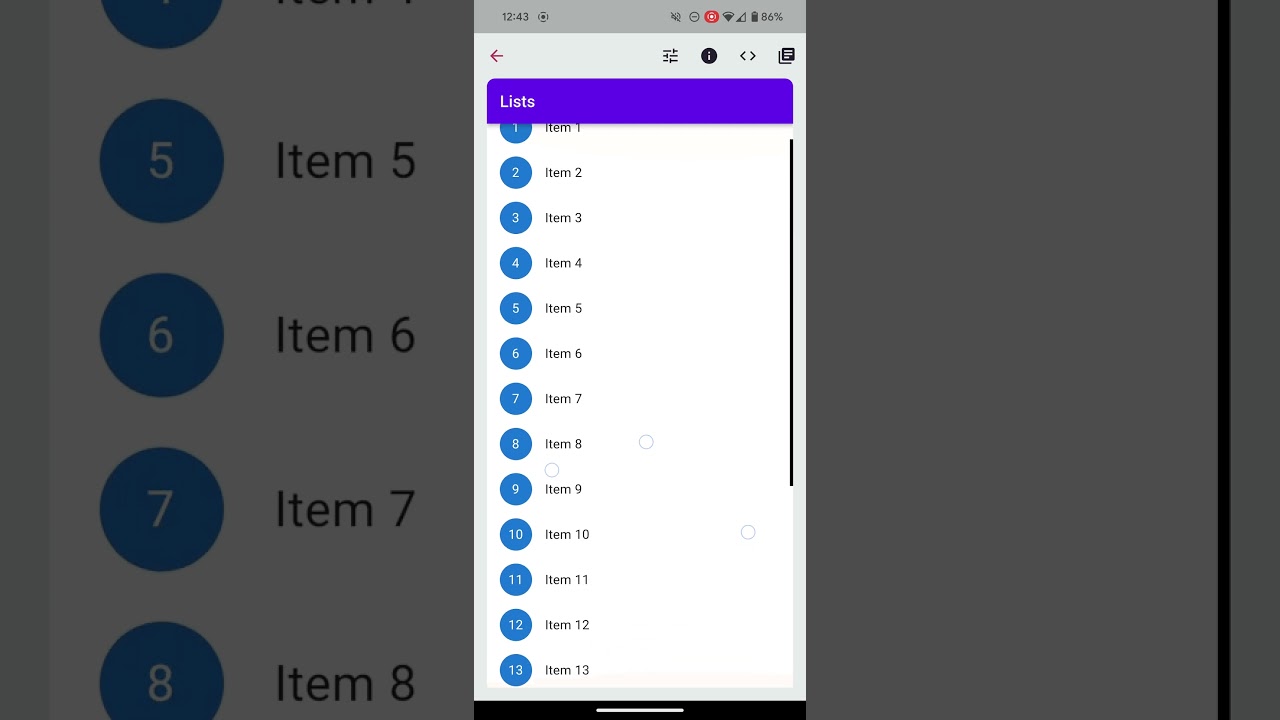 Flutter scrolling bug demo