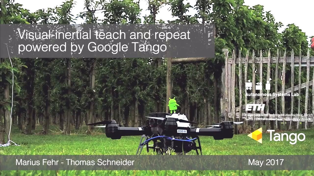 Visual-inertial teach and repeat powered by Google Tango