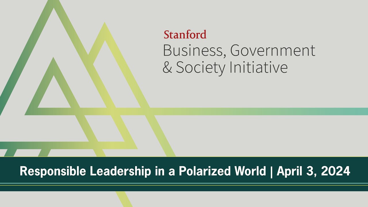 2024 Business, Government & Society Forum - Welcome and Opening Keynote