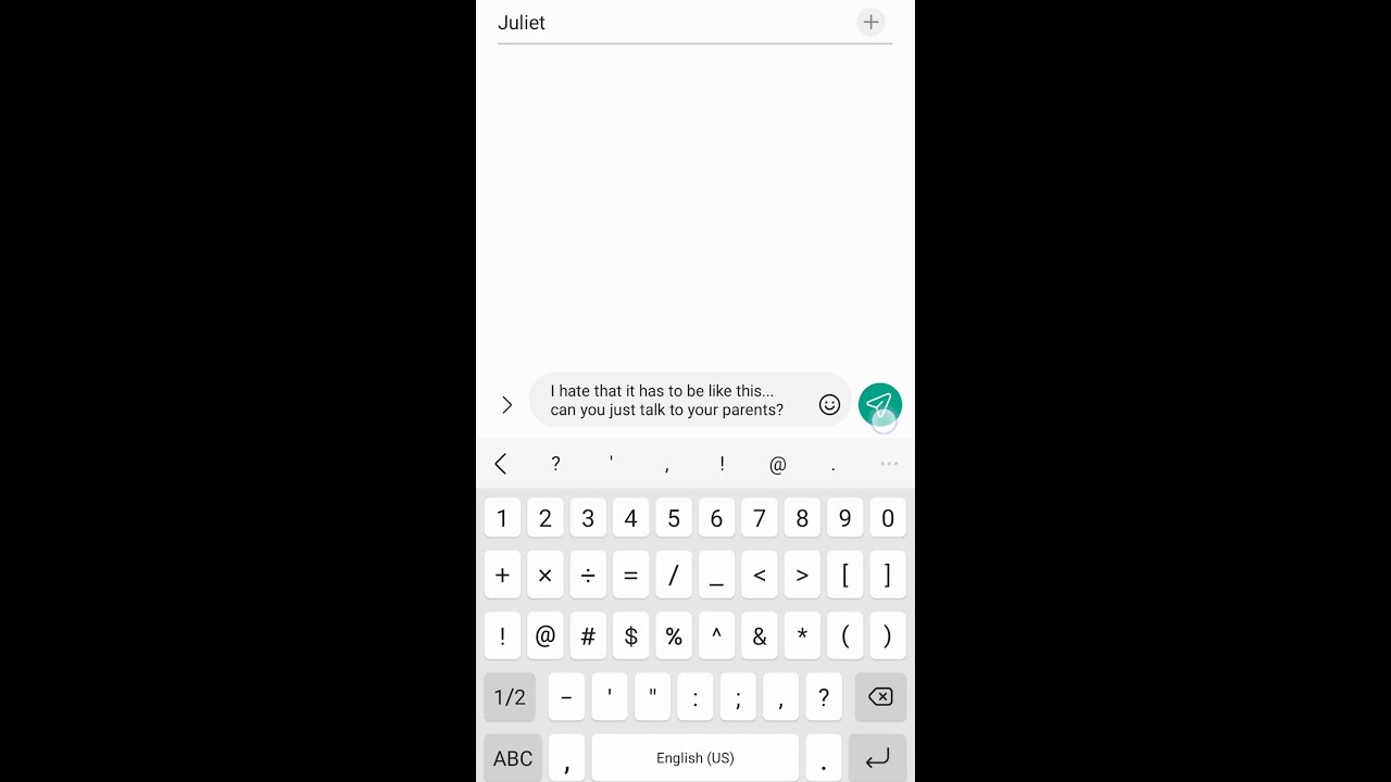 Green bubbles and blue bubbles want to be together. Help Apple #GetTheMessage.