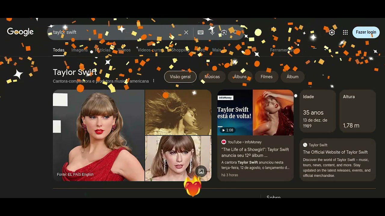 Google | Novo álbum de Taylor Swift