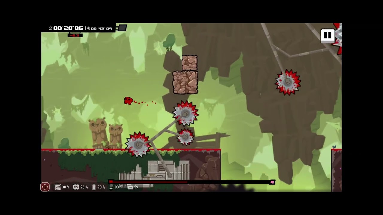 Super Meat Boy Forever (Android gameplay 1080p/60FPS)