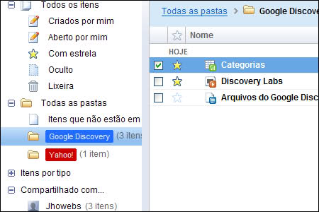 Imagem relacionada a Google Docs permite escolher cores para as pastas