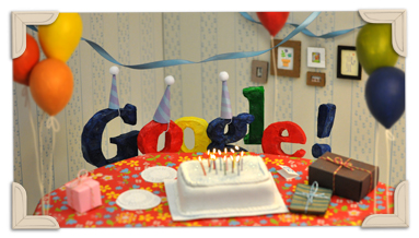 Imagem relacionada a Doodle: Google completa 13 anos!