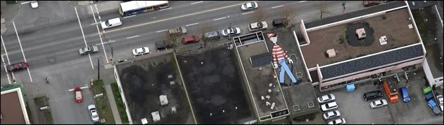 Imagem relacionada a 'Onde está o Wally?' no Google Earth