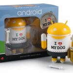 Imagem relacionada a Colecionável do Android para fãs de cachorros