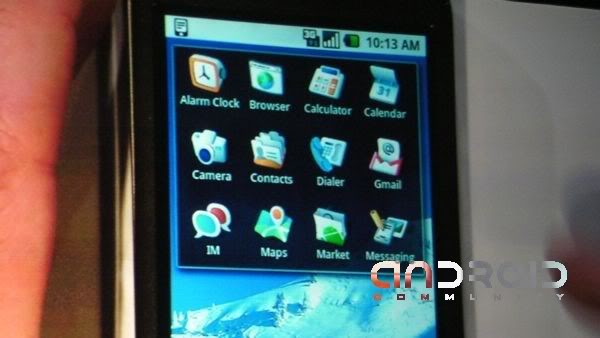 Imagem relacionada a Vídeo: Google demonstra HTC Dream na conferência I/O