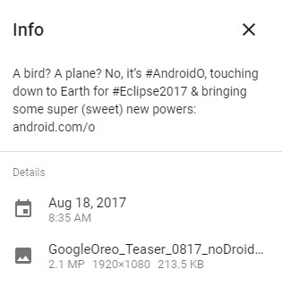 Imagem relacionada a Google pode ter confirmado Android Oreo sem querer...