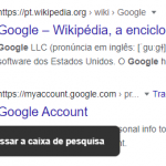 Imagem relacionada a Novo atalho de teclado ajuda editar consultas de pesquisa no Google