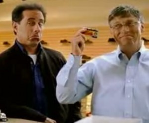 Imagem relacionada a Microsoft diz que anúncio com Seinfield e Gates é um "vencedor"
