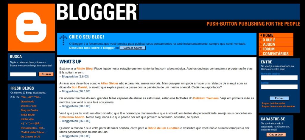 Imagem relacionada a Blogger completa 24 anos: a plataforma de blogs que mudou a internet