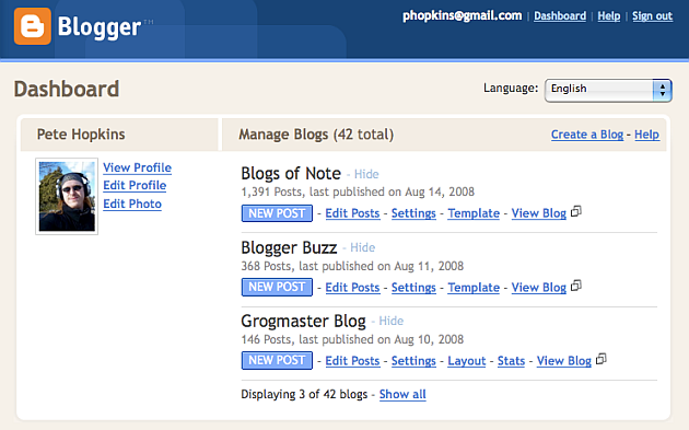 Imagem relacionada a Blogger ganha mais novidades