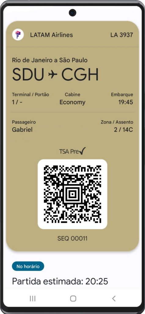 Imagem relacionada a Carteira do Google ganha integração com cartões de embarque da LATAM Airlines