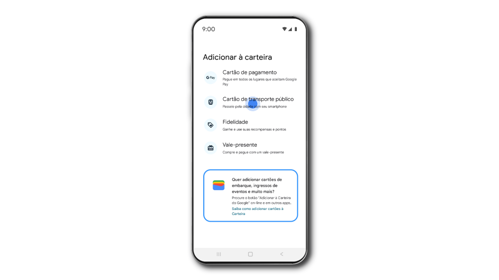 Imagem relacionada a Como comprar bilhete de transporte público (CPTM e Metrô) na Carteira do Google