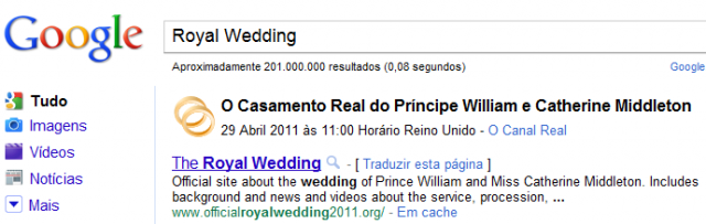 casamento-real Imagem relacionada a Doodle: Casamento Real do Príncipe William e Catherine Middleton