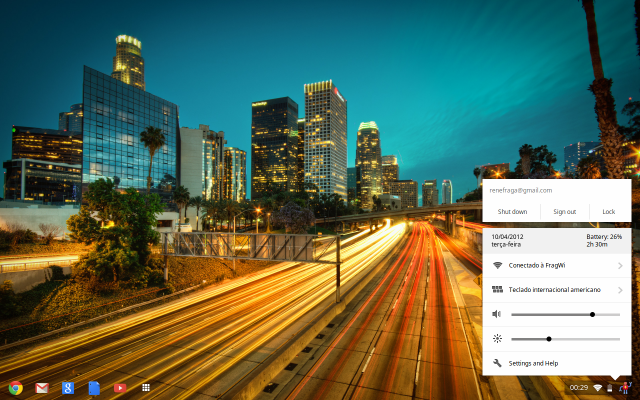 Imagem relacionada a Chrome OS ganha desktop e papel de parede