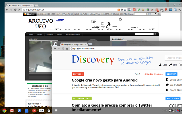 Imagem relacionada a Chrome OS ganha desktop e papel de parede