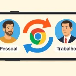 Imagem relacionada a Google Chrome para iOS agora permite alternar entre contas pessoais e de trabalho com mais facilidade