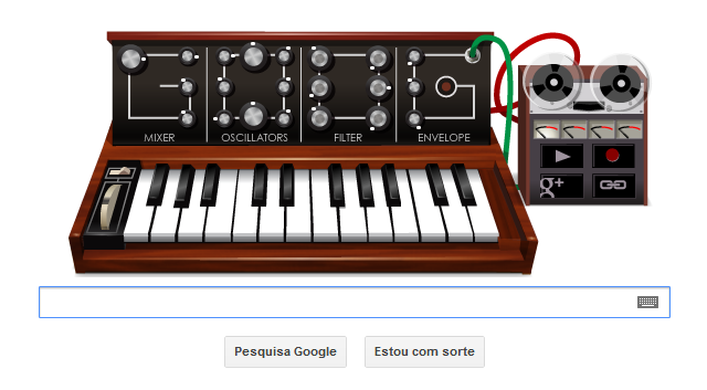 Imagem relacionada a Google homenageia Robert Moog com sintetizador virtual