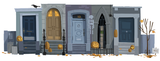 doodle-helloween Imagem relacionada a Google celebra o Halloween com doodle interativo