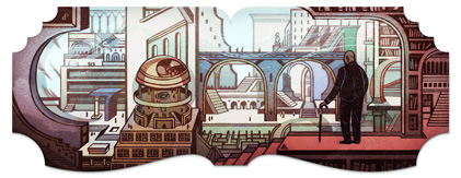 Imagem relacionada a Doodle: Google celebra o 112º aniversário de Jorge Luis Borges