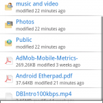 Imagem relacionada a Dropbox está chegando ao Google Android