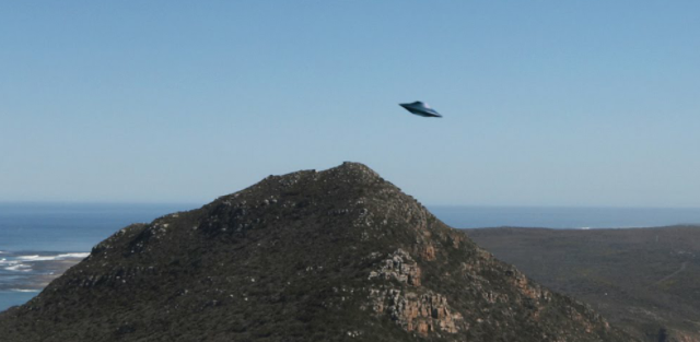 earth-ufo Imagem relacionada a Google Earth revela disco voador na África do Sul