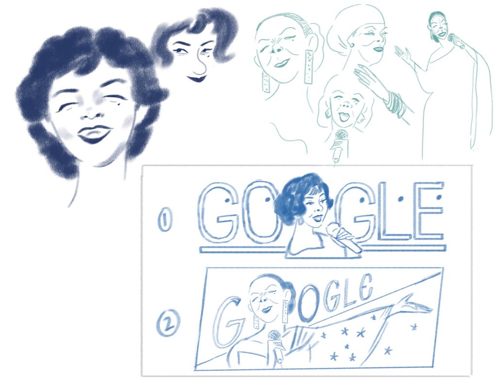 Imagem relacionada a Elizeth Cardoso, cantora e atriz brasileira, ganha Doodle do Google