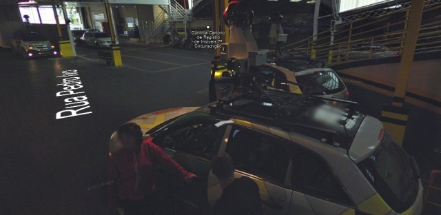 Imagem relacionada a Garagem do Google Street View Brasil aparece em imagens de Curitiba