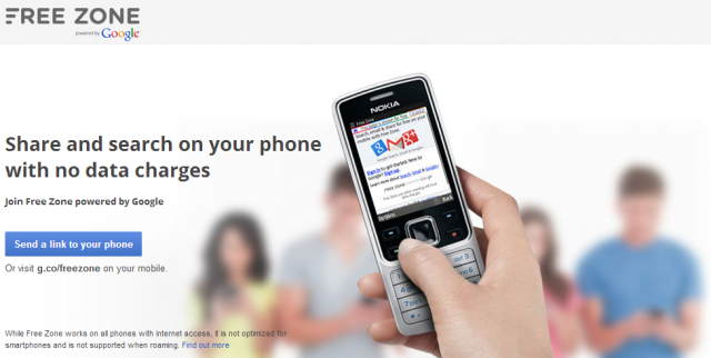 Imagem relacionada a Google Free Zone oferece acesso gratuito ao Google+, Gmail e Google Search