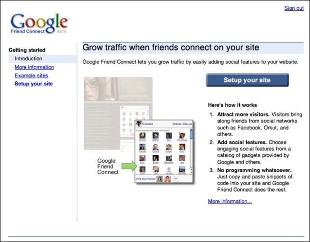 Imagem relacionada a Google Friend Connect: a (r)evolução social na web