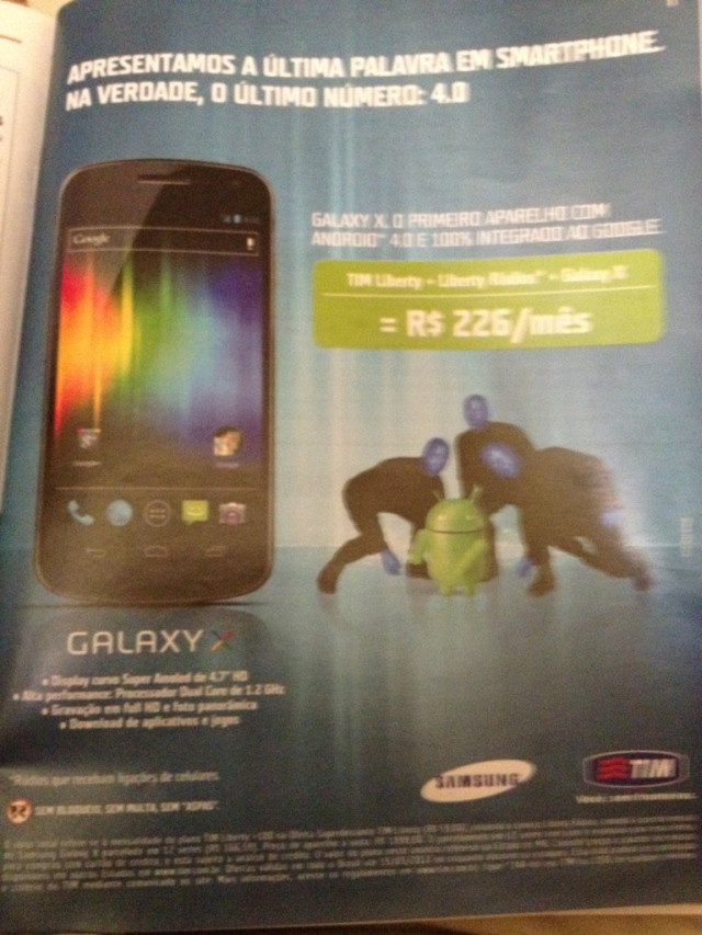 galaxy-x-tim Imagem relacionada a Galaxy X aparece em anúncio da TIM