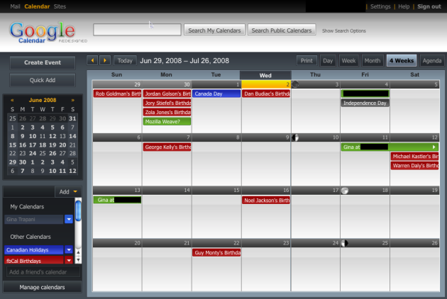 Imagem relacionada a Google Redesigned altera a interface do Gmail e Google Calendar