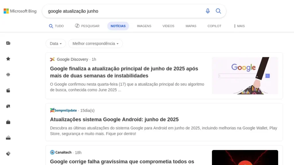 Imagem relacionada a Como o GDiscovery se saiu na última grande atualização do Google #metapost