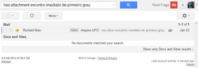 Imagem relacionada a Pesquisa do Gmail agora localiza texto em anexos