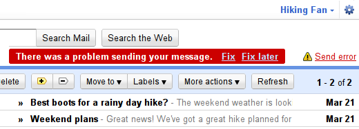 Imagem relacionada a Gmail Labs: Envio em segundo plano