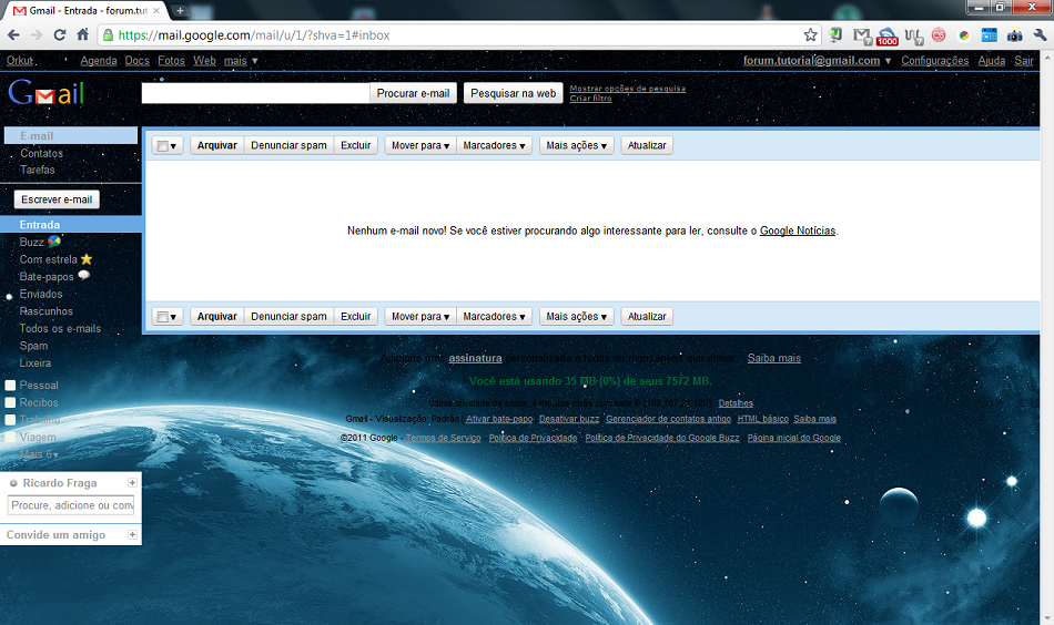 Imagem relacionada a Gmail ganha plano de fundo personalizável