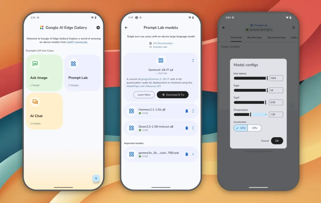 Imagem relacionada a Google lança app que permite rodar IA no celular, sem internet