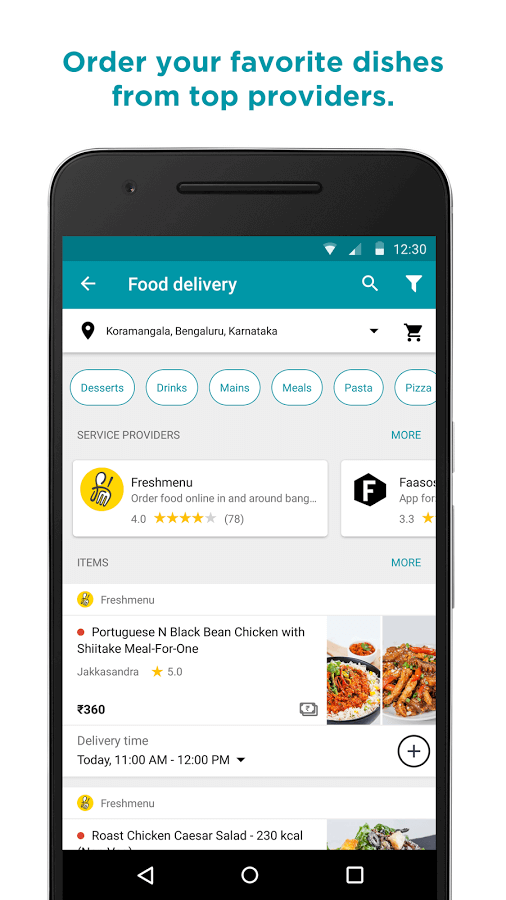 Imagem relacionada a Google Areo é o app do Google para pedir comida e serviços domésticos