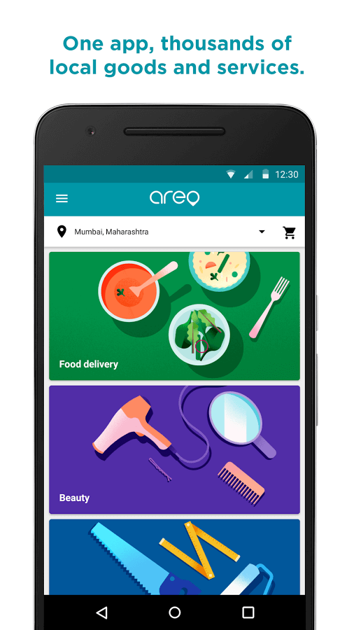Imagem relacionada a Google Areo é o app do Google para pedir comida e serviços domésticos