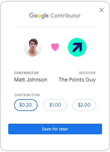 Imagem relacionada a Google abandonou recurso para doação de dinheiro a sites