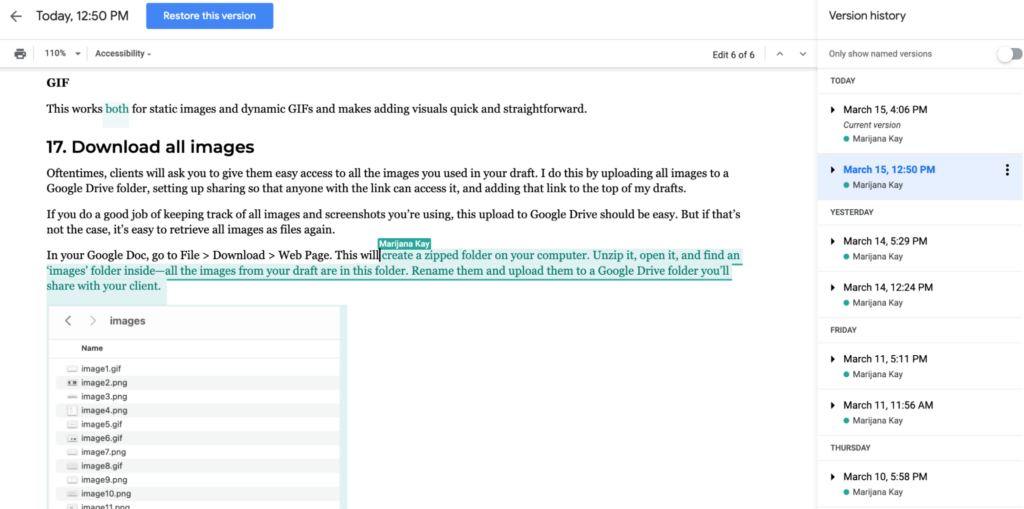 Imagem relacionada a 16 dicas e truques do Google Docs para escritores freelance